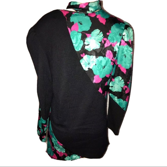 Vintage 1980s Anthony Sicari Grandmacore Sweater L - Picture 4 of 8